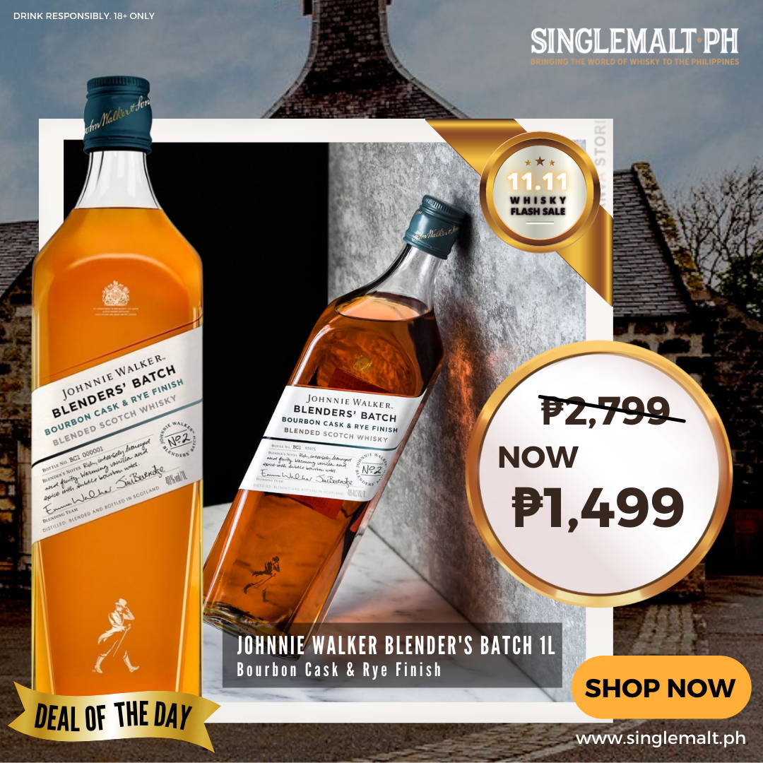 Johnnie Walker Blender's Batch No.2 Bourbon Cask & Rye 1L Singlemalt.ph